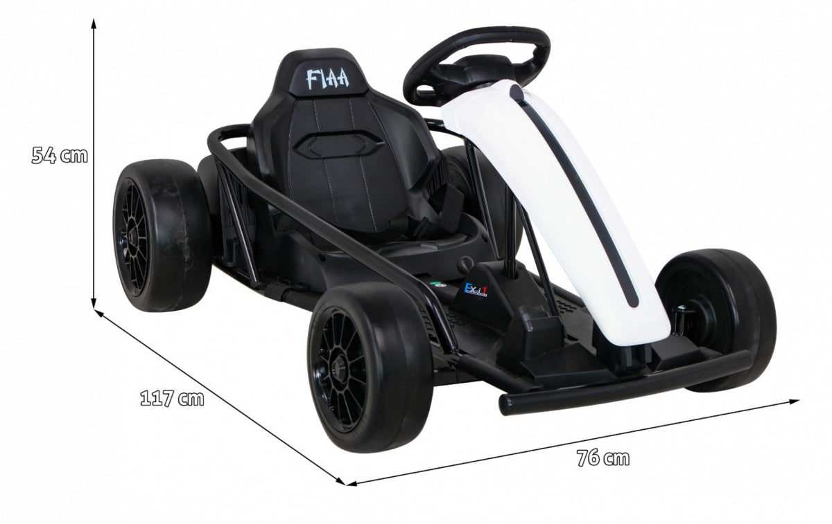 KARTING FX1 DRIFT MASTER WHITE 24V