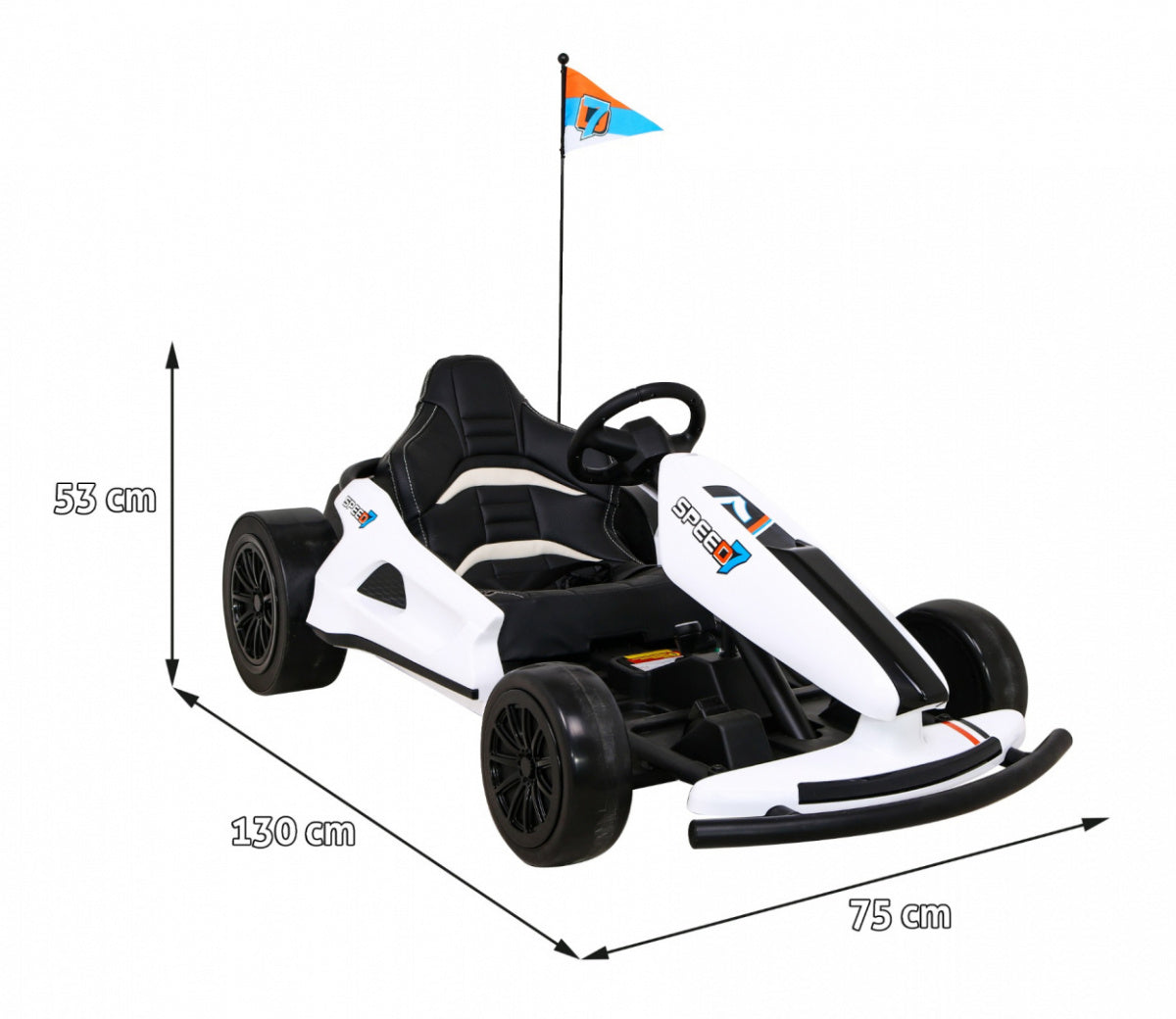 KARTING DRIFT SPEED 7 WHITE 24V