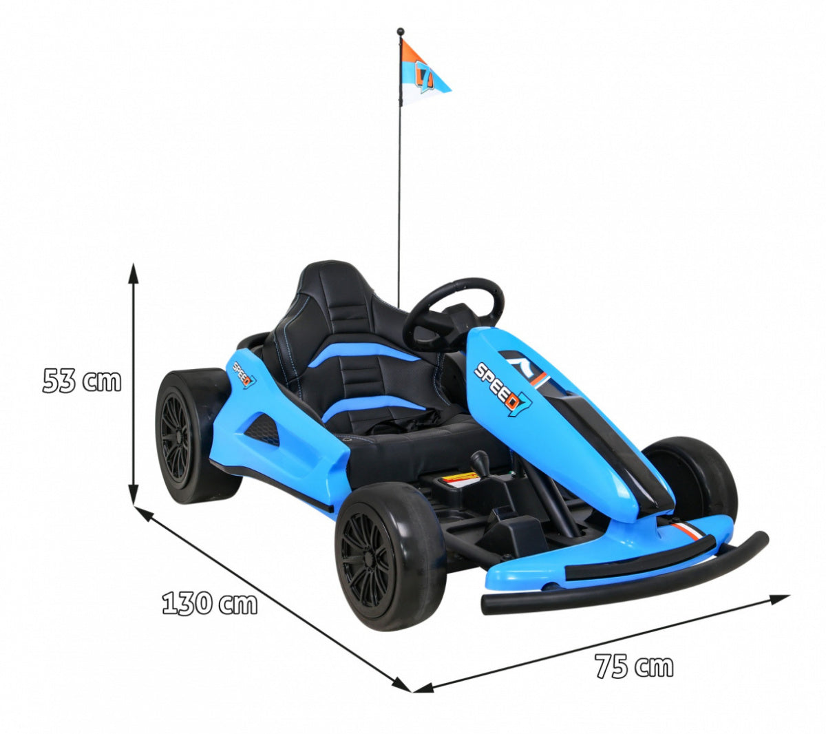 KARTING DRIFT SPEED 7 BLUE 24V