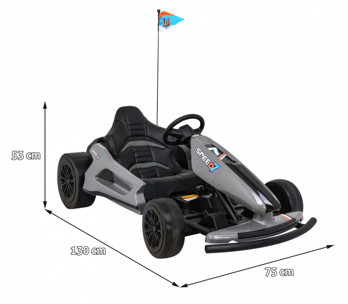 KARTING DRIFT SPEED 7 GREY 24V (Copie)