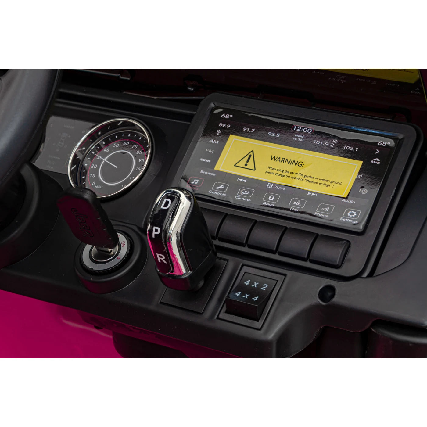 JEEP WRANGLER RUBICON PINK 12V