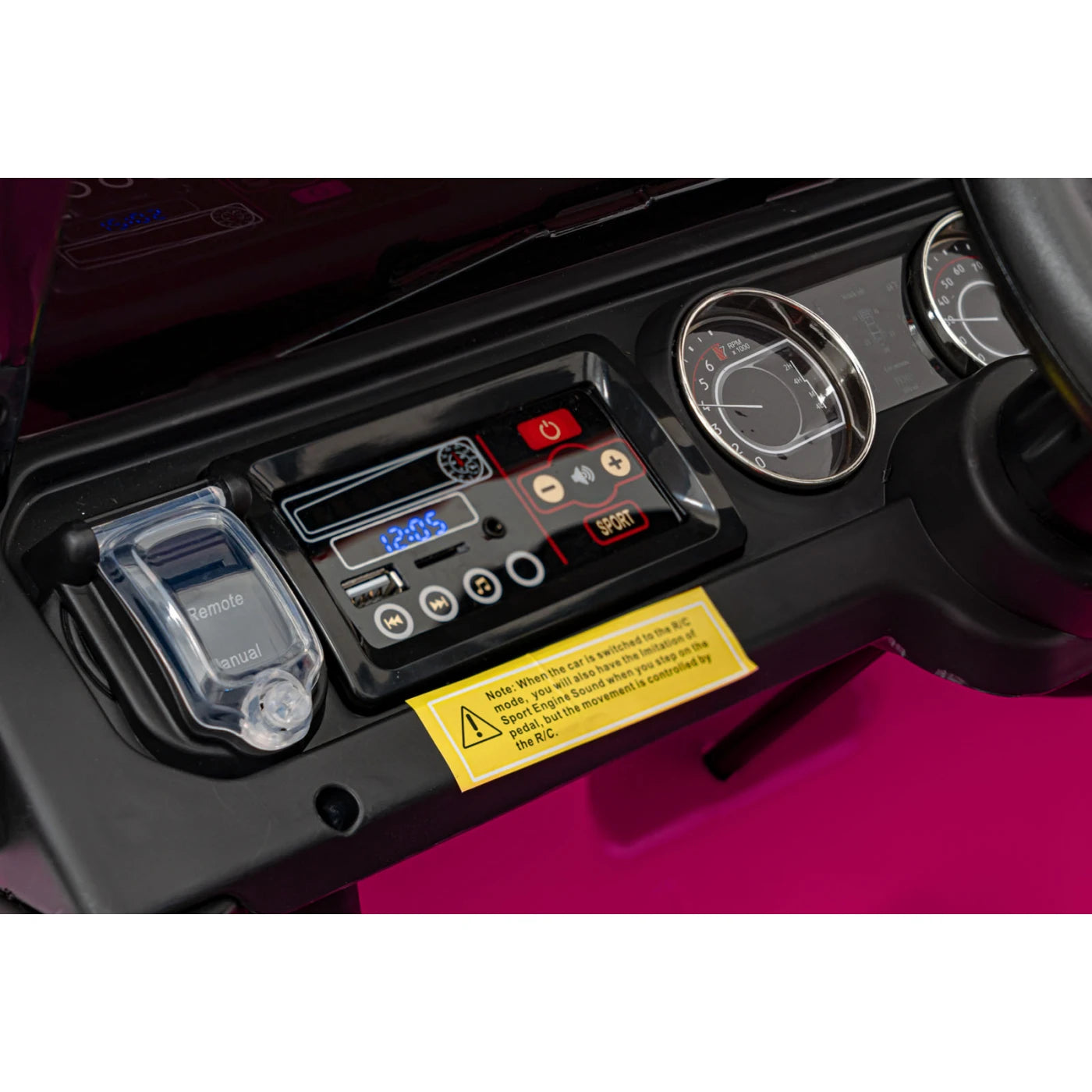 JEEP WRANGLER RUBICON PINK 12V