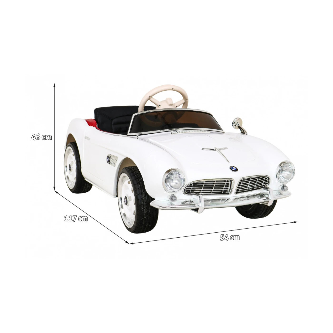 BMW 507 CLASSIC WHITE 12V