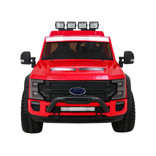 A FORD SUPER DUTY RED 12V