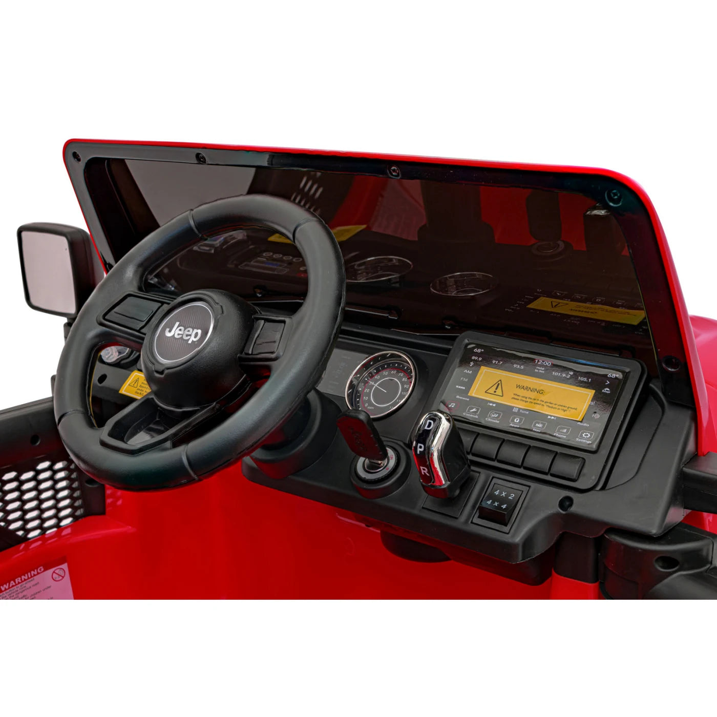 JEEP WRANGLER RUBICON RED 12V
