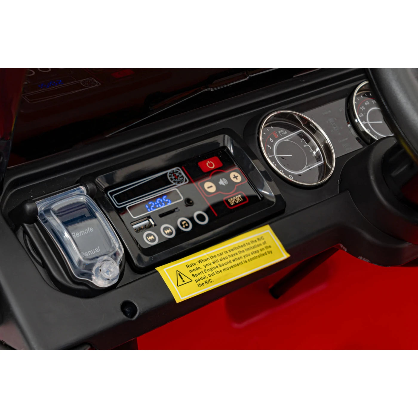 JEEP WRANGLER RUBICON RED 12V
