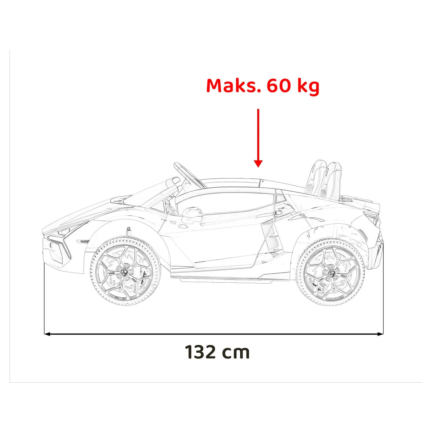 LAMBORGHINI REVUELTO XL WHITE 24V