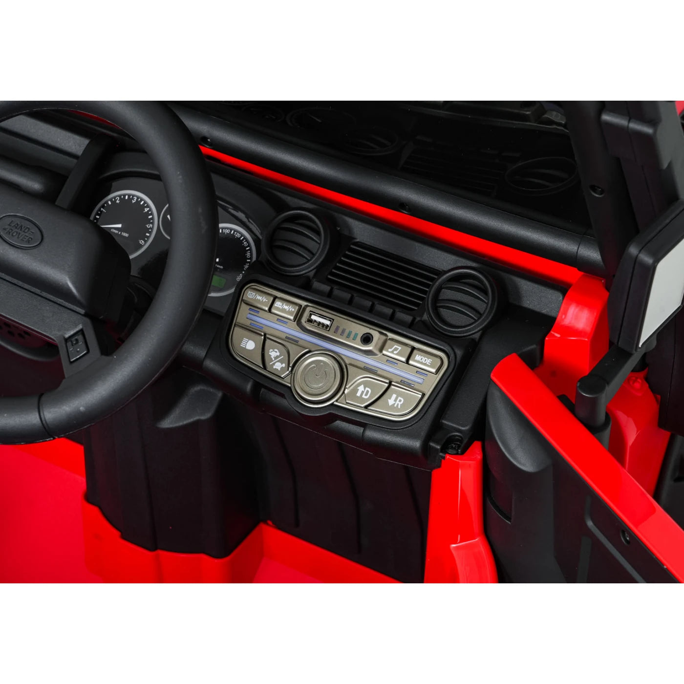 LAND ROVER DEFENDER 110 SVX RED 24V