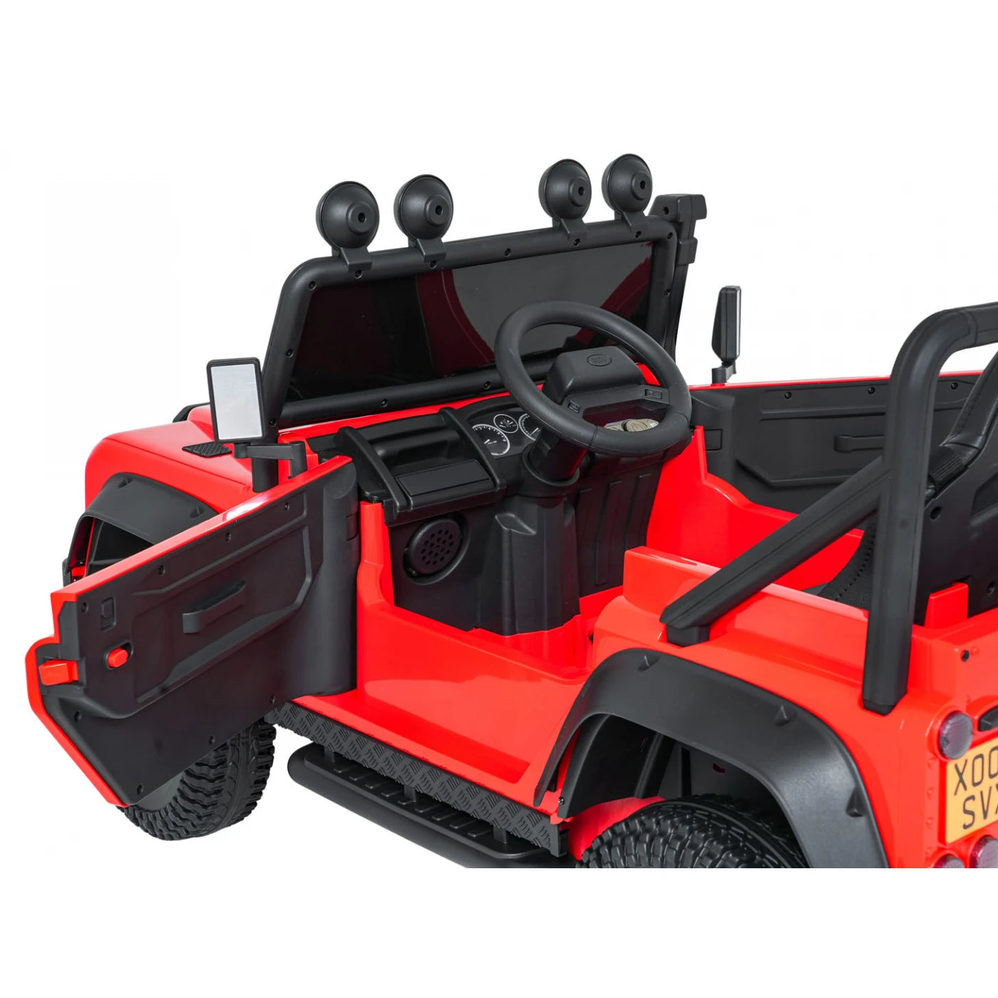 LAND ROVER DEFENDER 110 SVX RED 24V