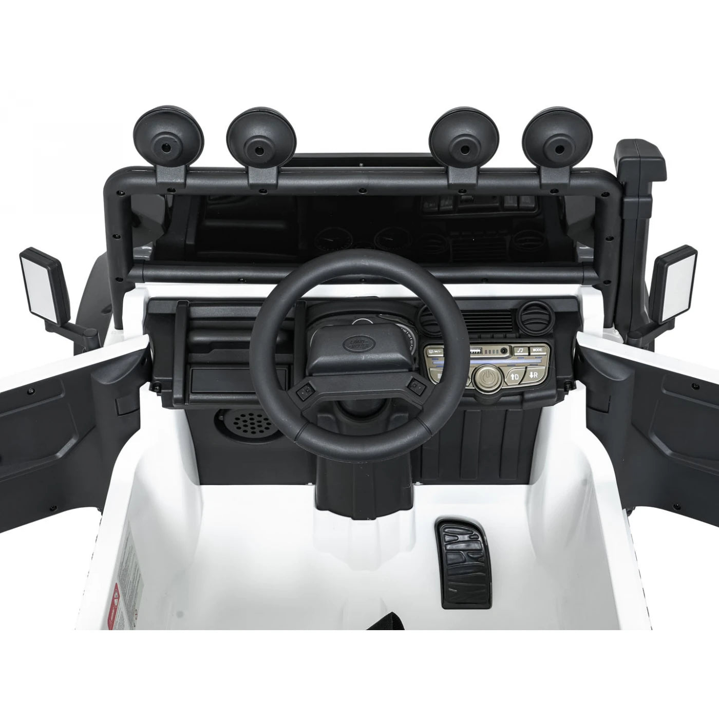 LAND ROVER DEFENDER 110 SVX WHITE 24V