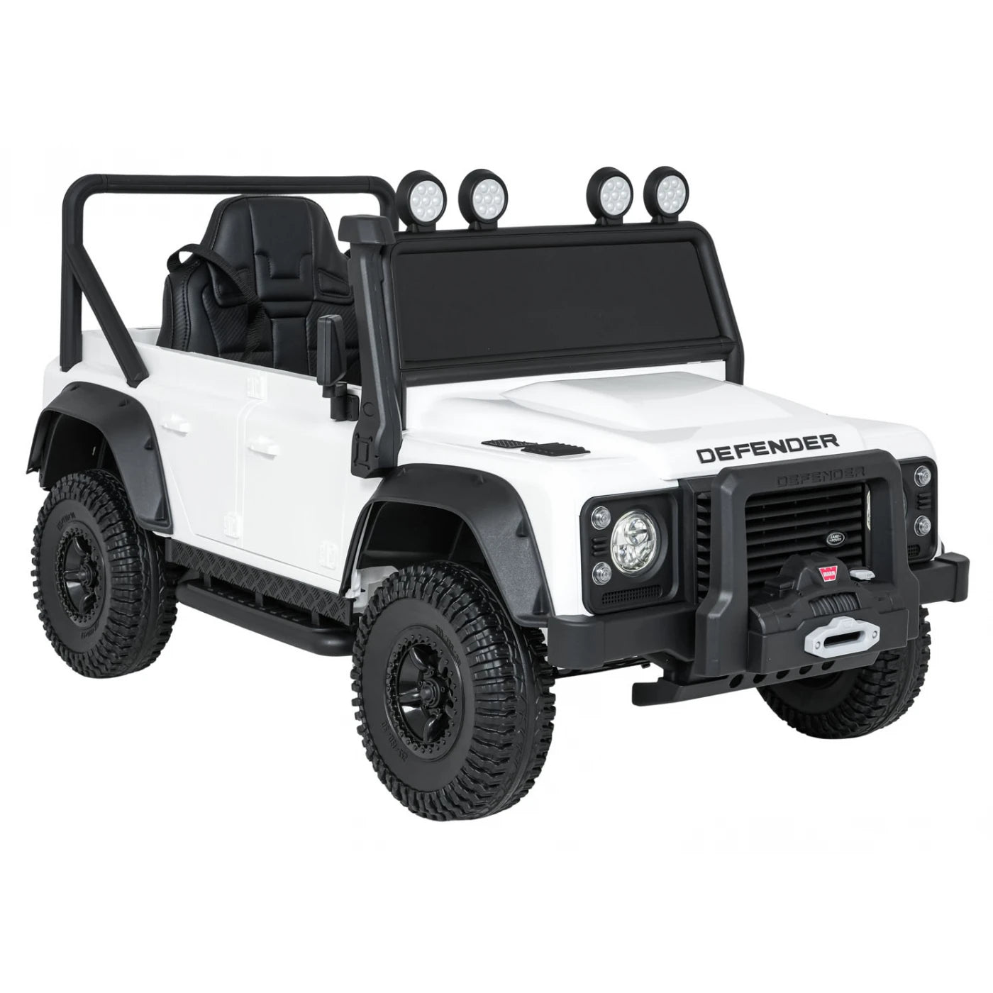LAND ROVER DEFENDER 110 SVX WHITE 24V