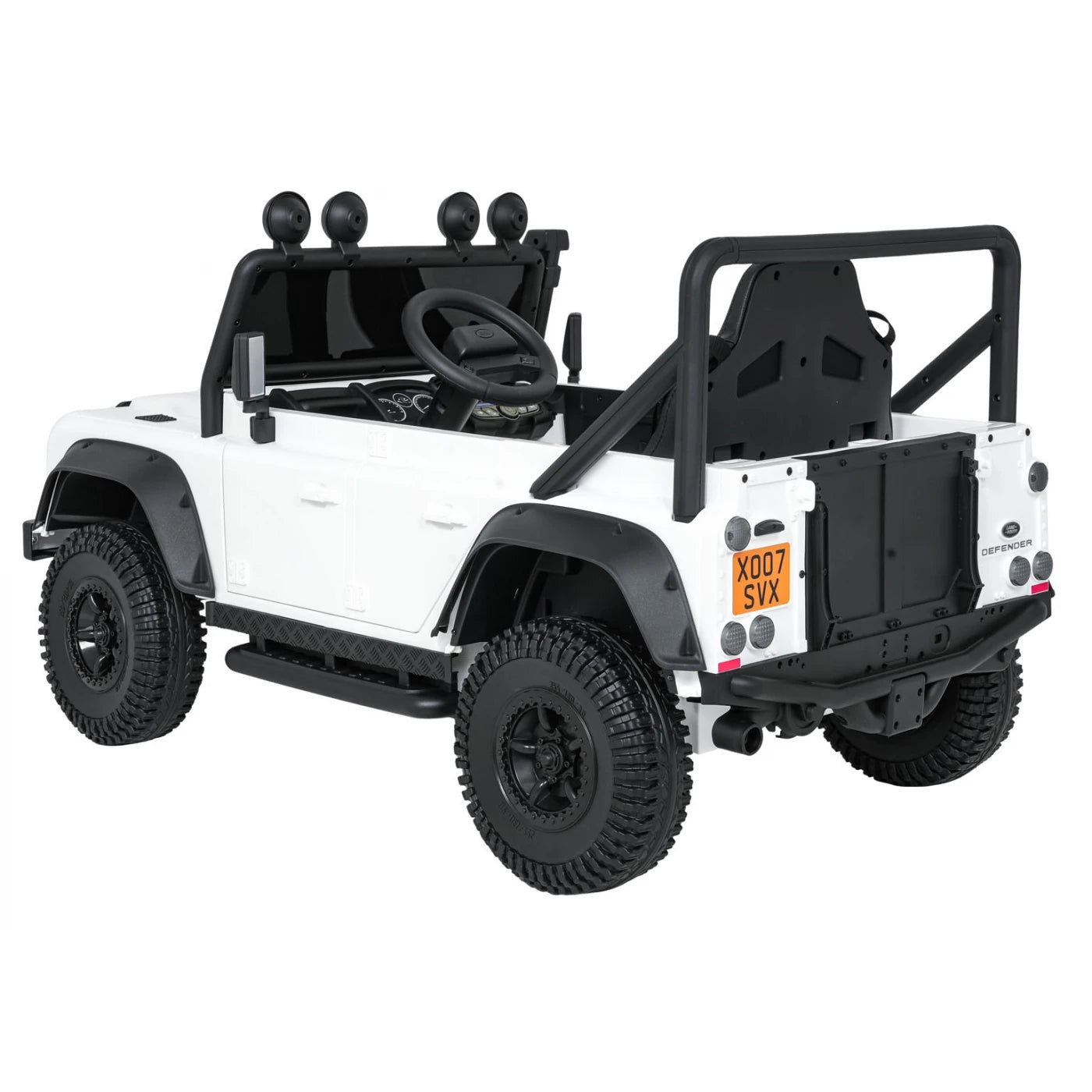 LAND ROVER DEFENDER 110 SVX WHITE 24V