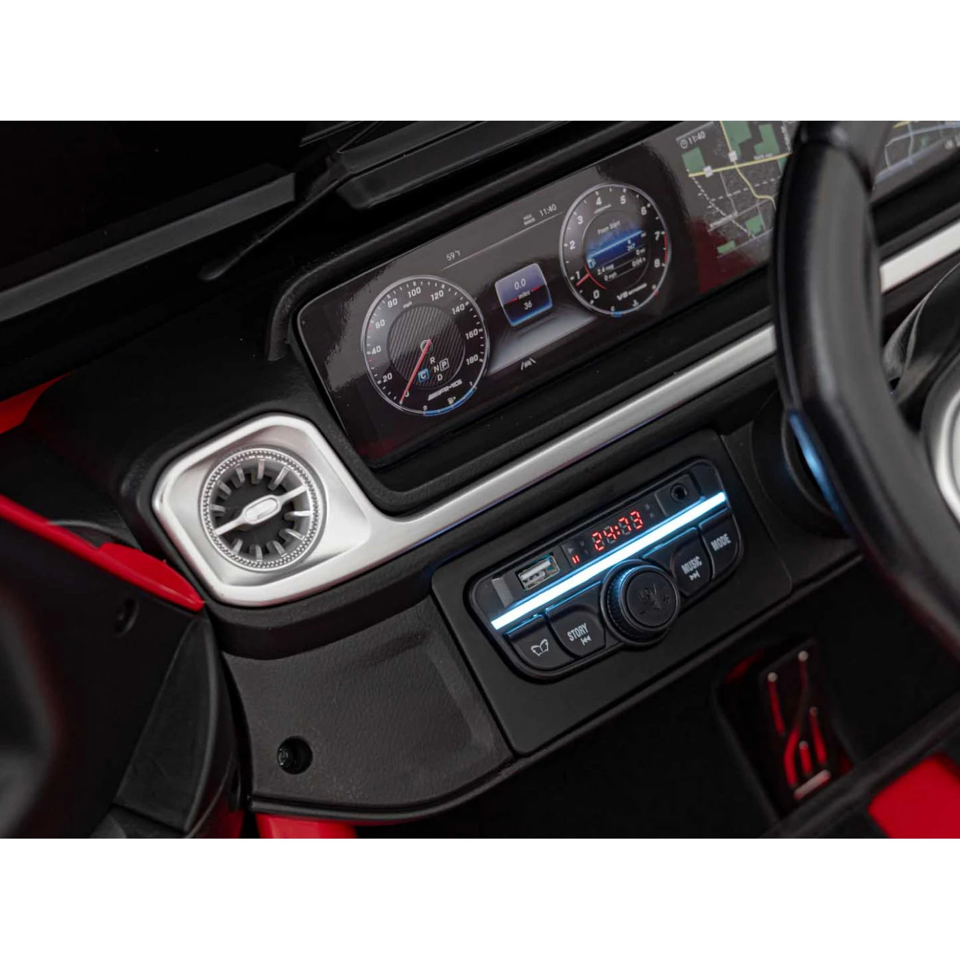 MERCEDES G63 AMG XXL STRONG RED 24V