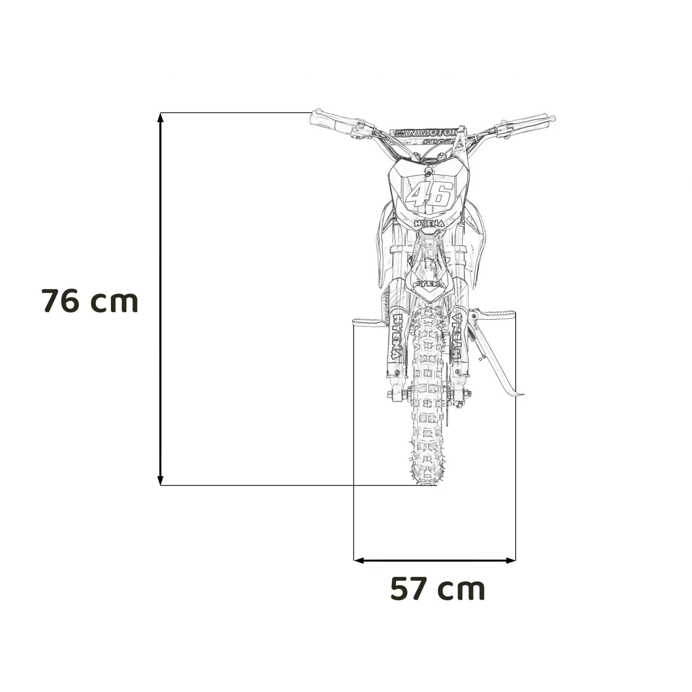 MOTO CROSS RENEGADE 50R RED 36V