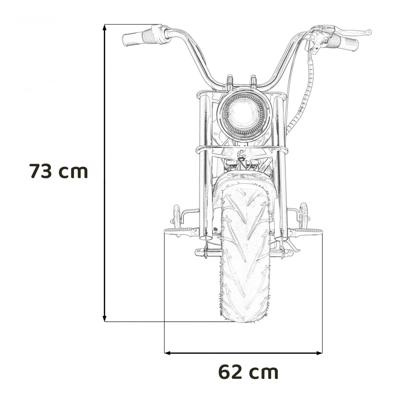 MOTO CHOPPER BLACK 36V