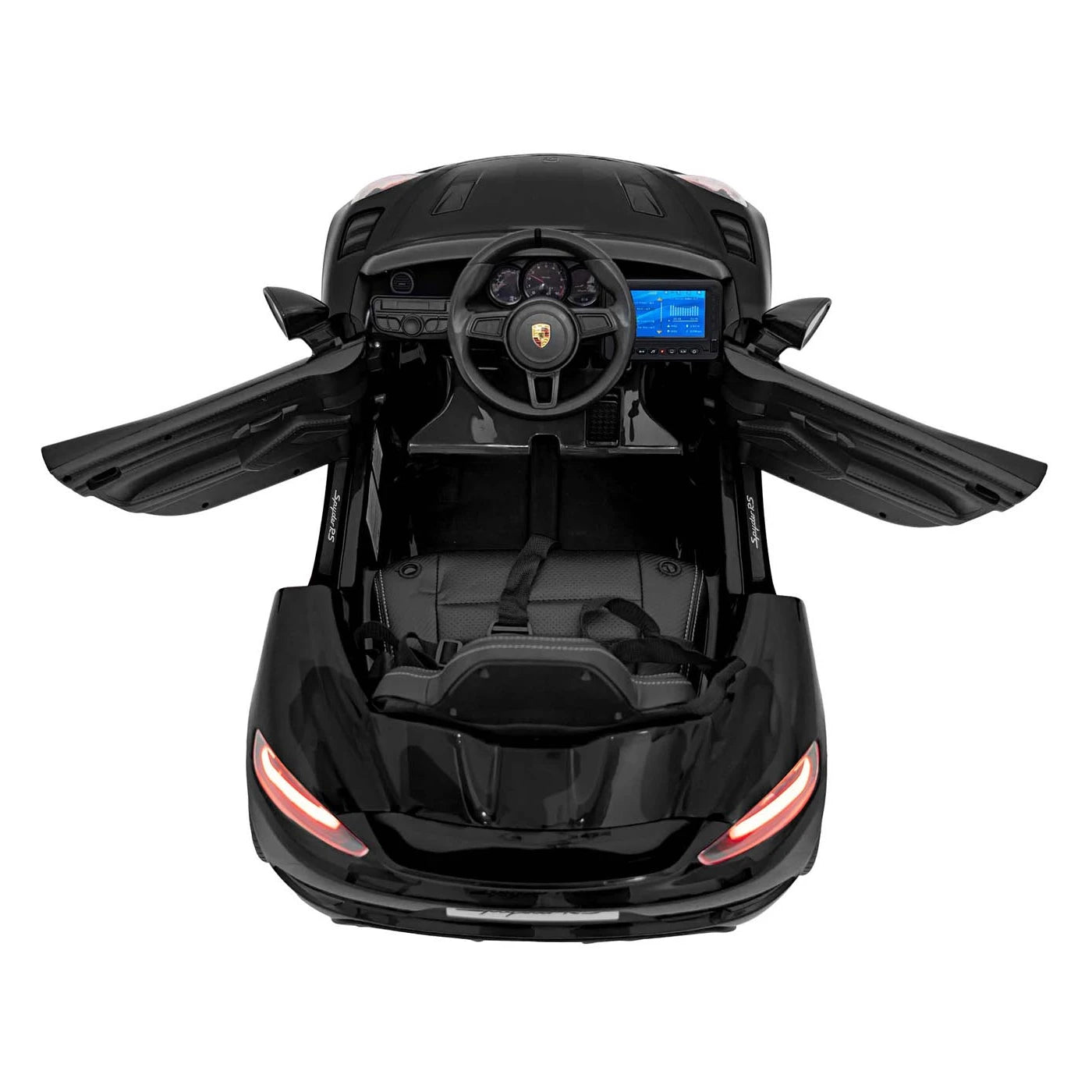 PORSCHE SPYDER RS 718 MP4 BLACK 12V