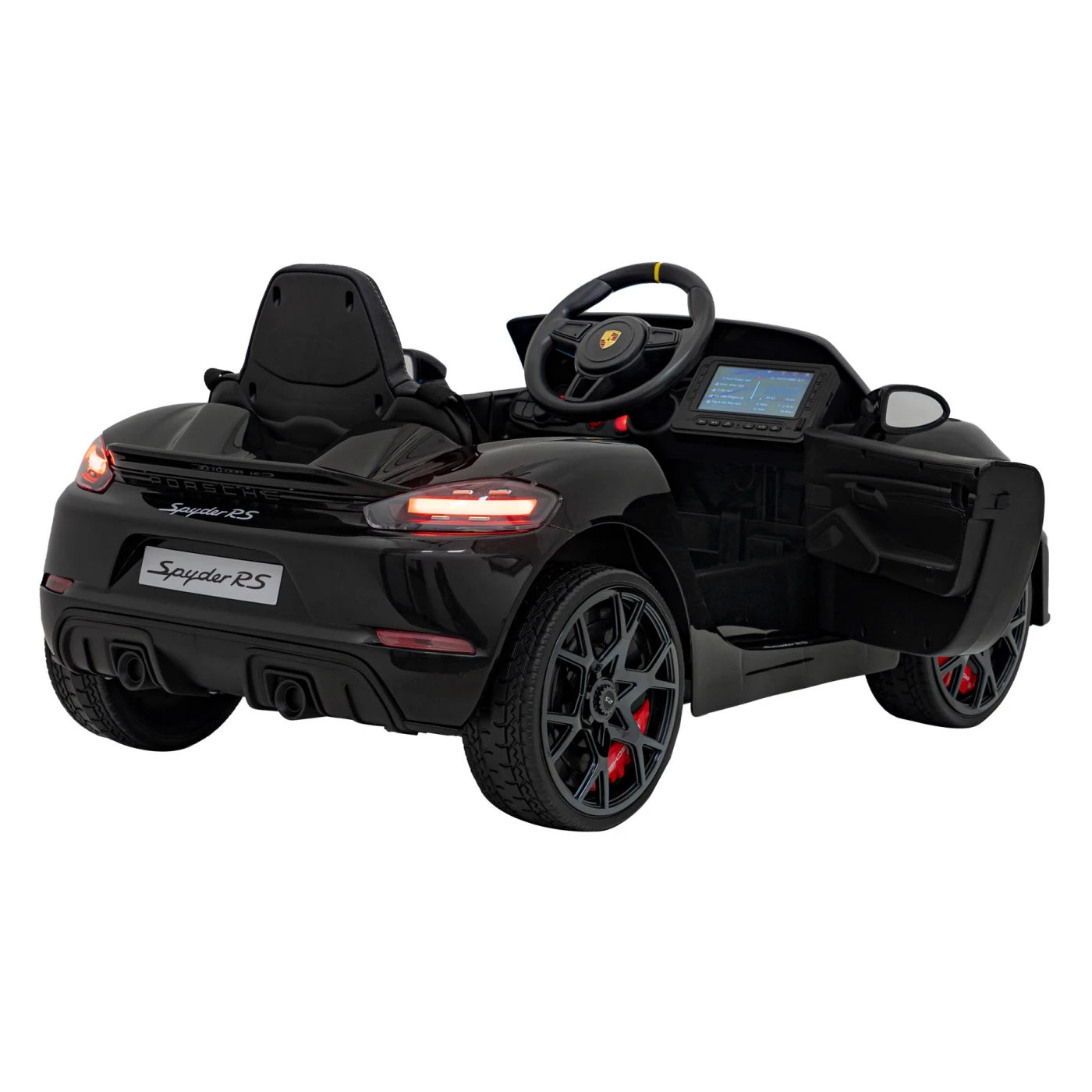 PORSCHE SPYDER RS 718 MP4 BLACK 12V