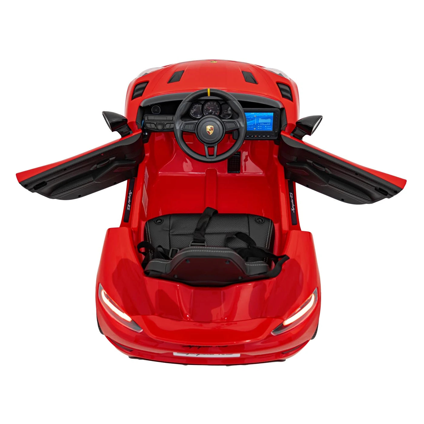 PORSCHE SPYDER RS 718 MP4 RED 12V