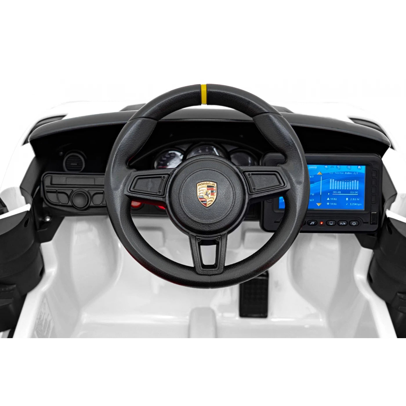 PORSCHE SPYDER RS 718 MP4 WHITE 12V