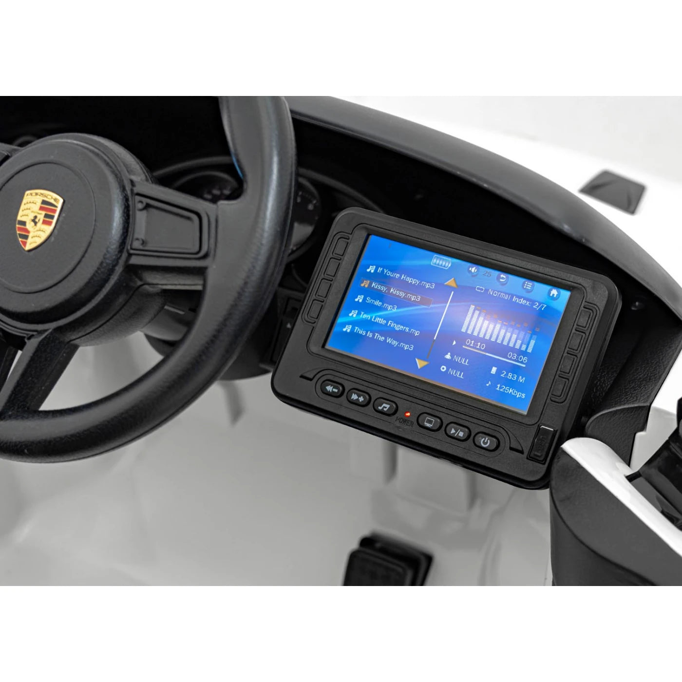 PORSCHE SPYDER RS 718 MP4 WHITE 12V