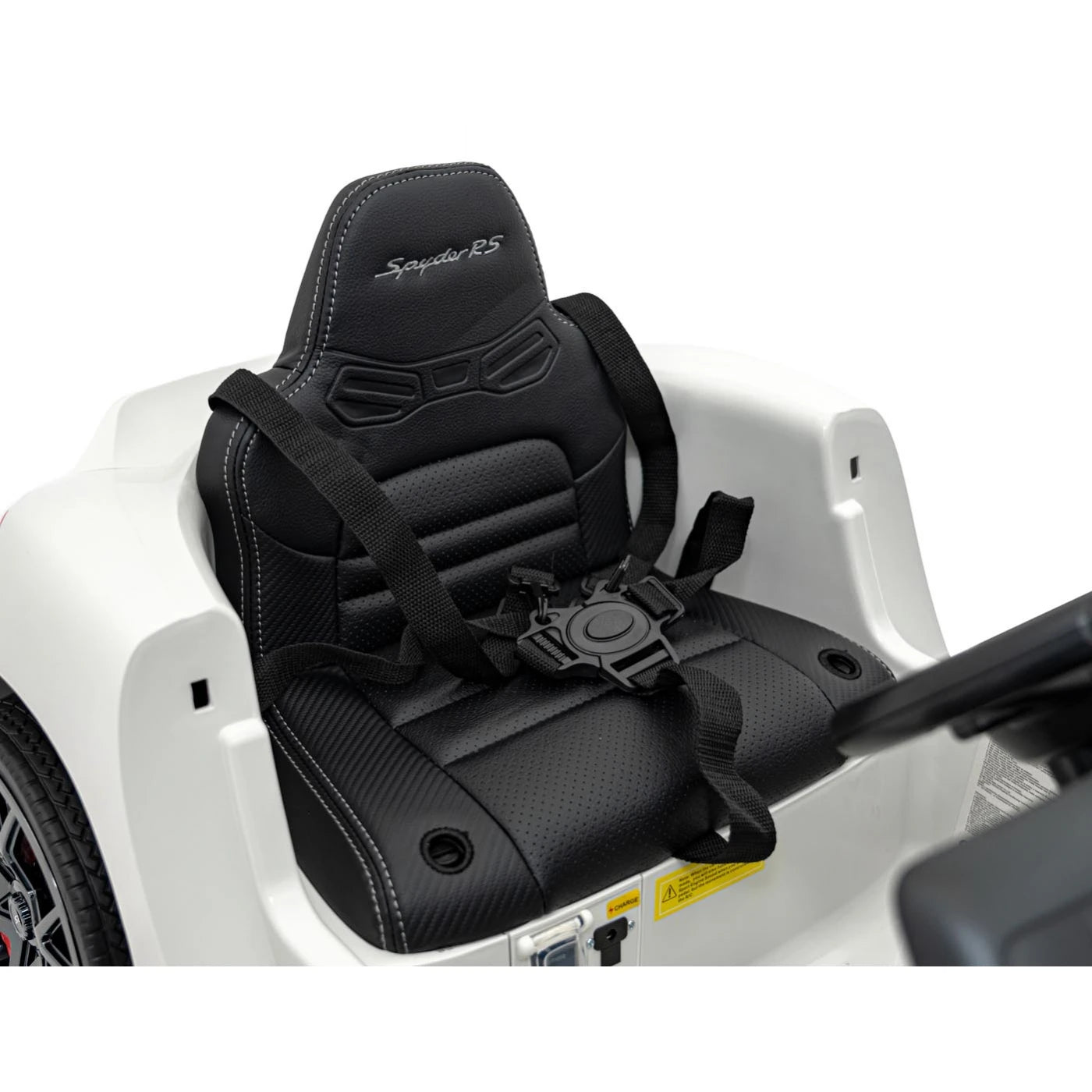 PORSCHE SPYDER RS 718 MP4 WHITE 12V