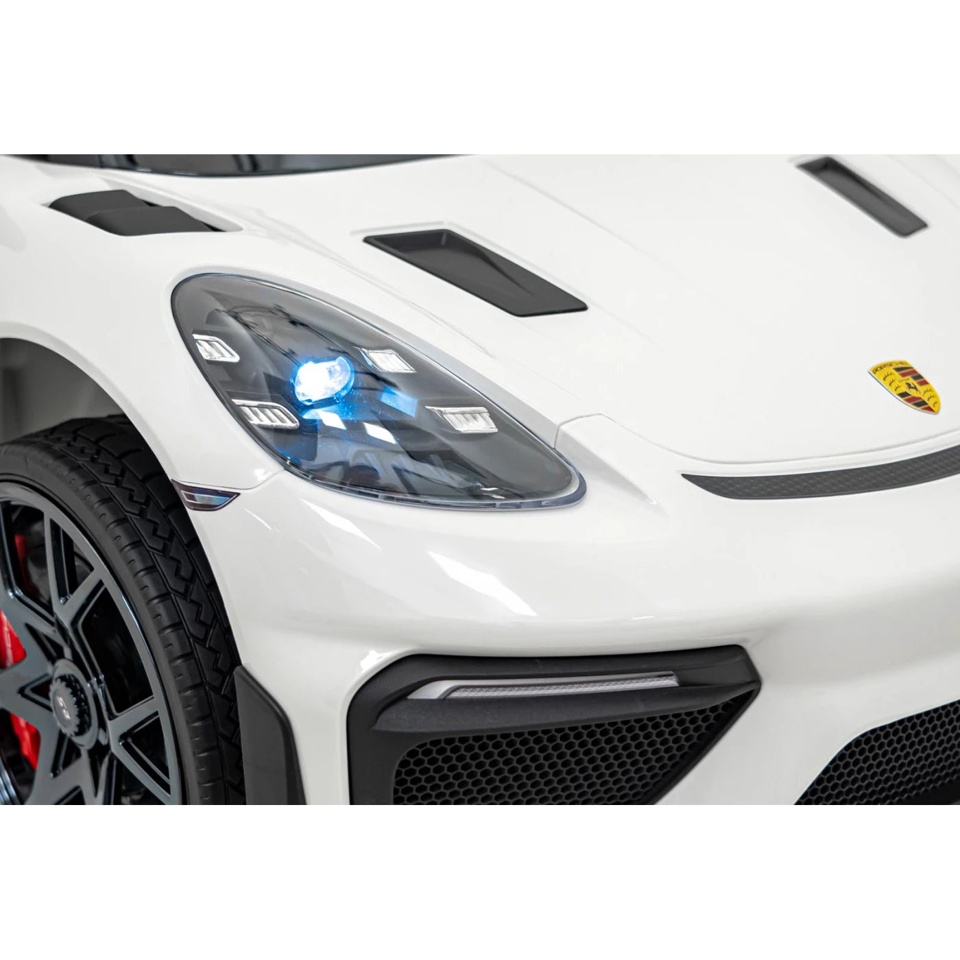 PORSCHE SPYDER RS 718 MP4 WHITE 12V