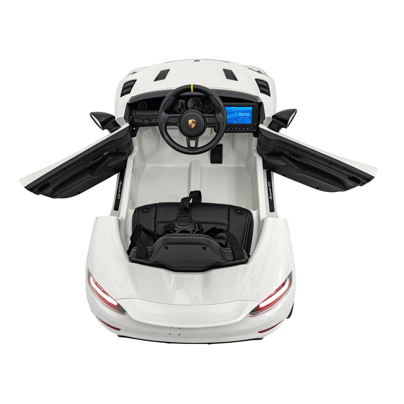 PORSCHE SPYDER RS 718 MP4 WHITE 12V