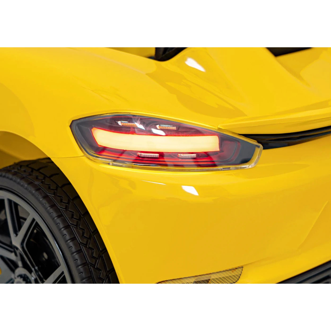 PORSCHE SPYDER RS 718 MP4 YELLOW 12V