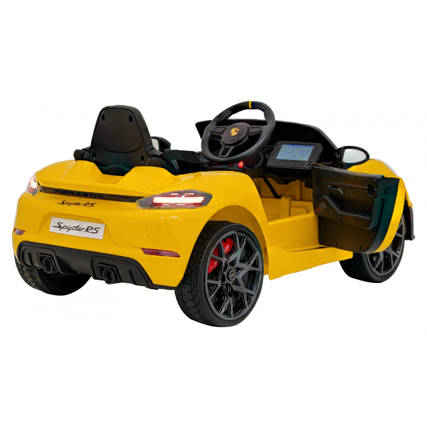 PORSCHE SPYDER RS 718 MP4 YELLOW 12V
