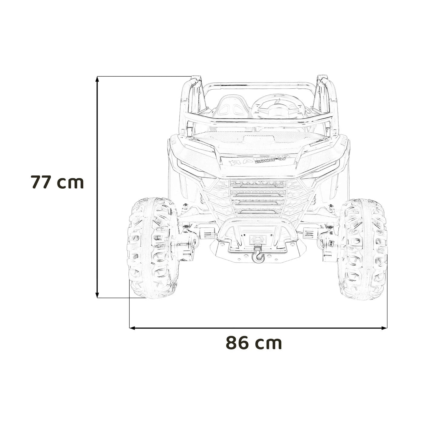 BUGGY RACING 2000 RED 24V