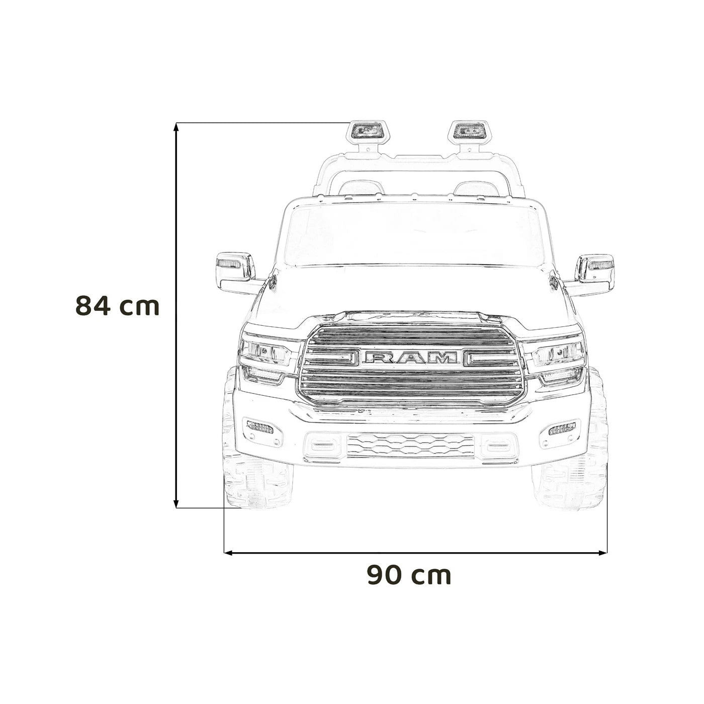 DODGE RAM 3500 PINK 24V