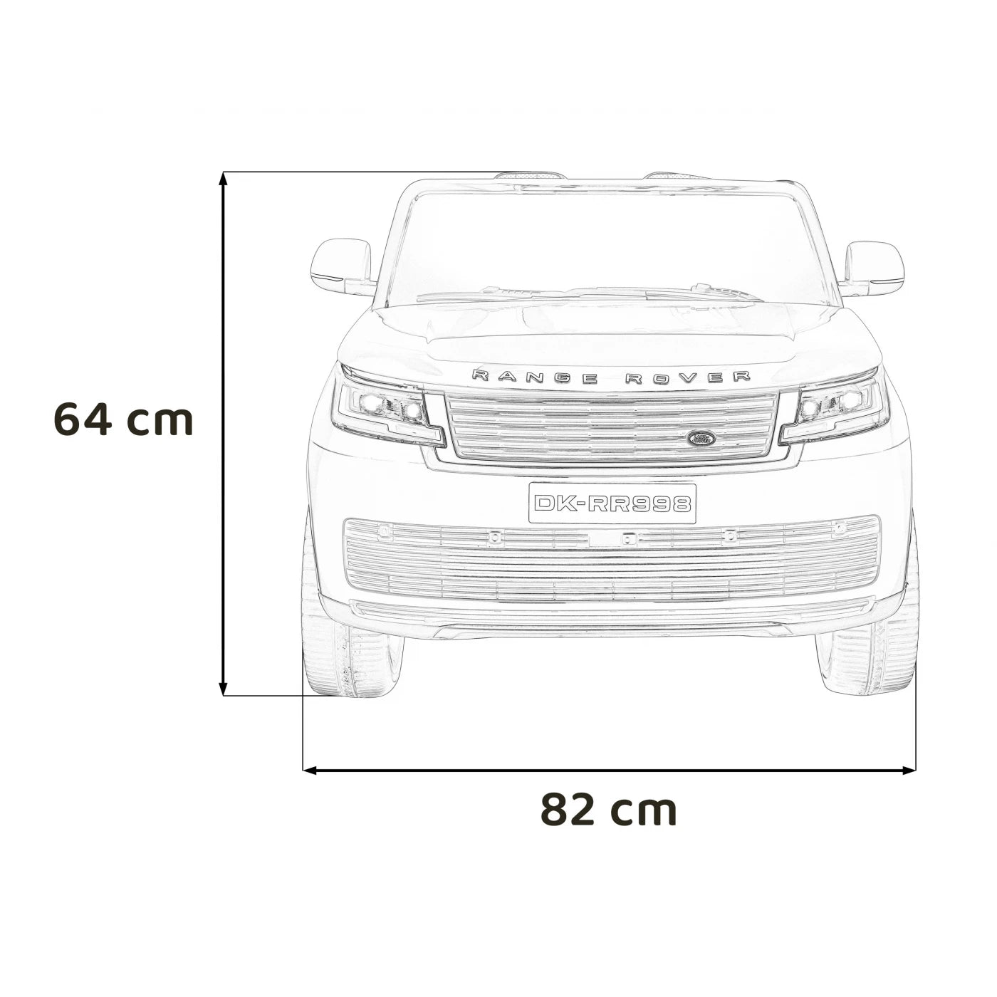 RANGE ROVER SUV RED 12V