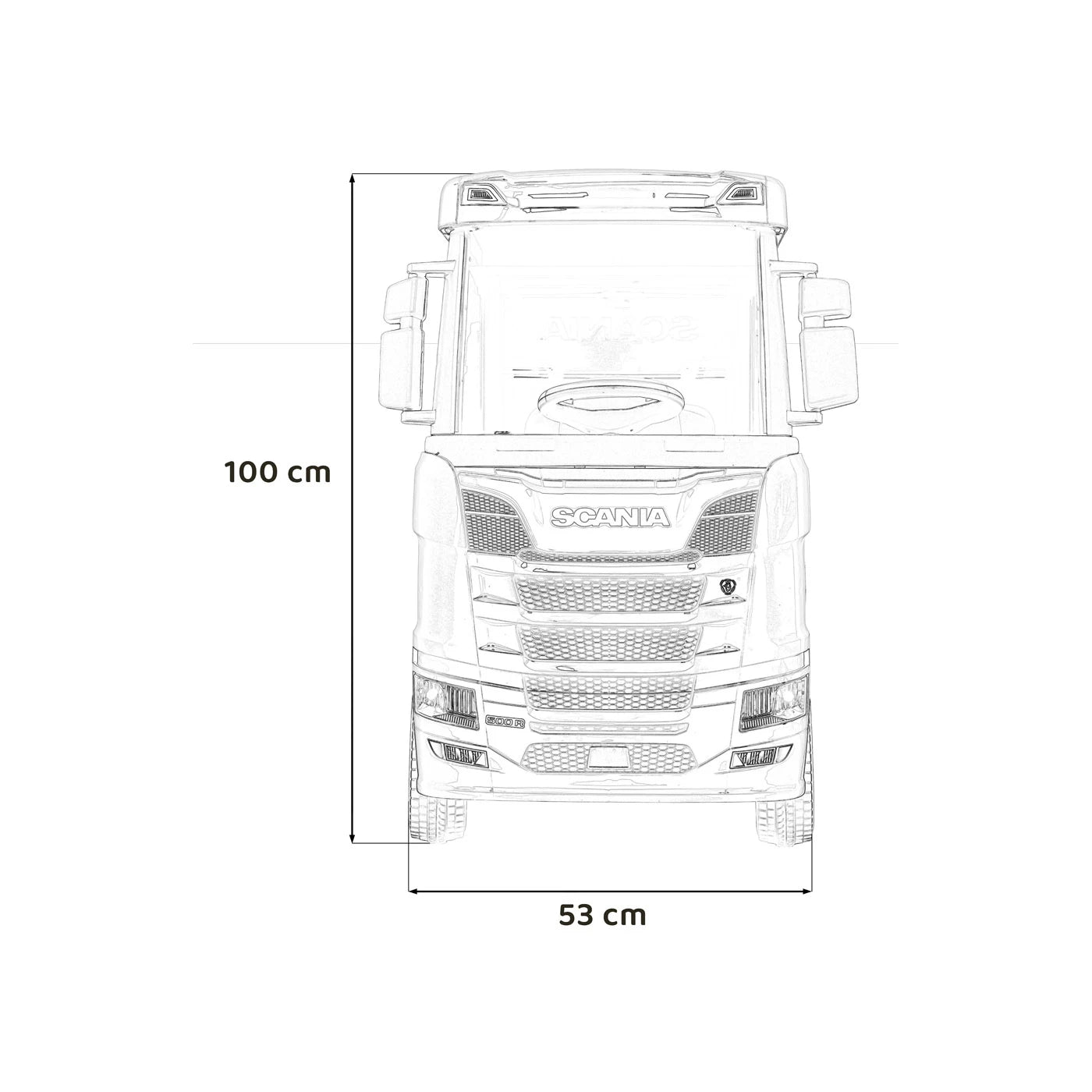 SCANIA R-SERIE TRUCK PINK 24V