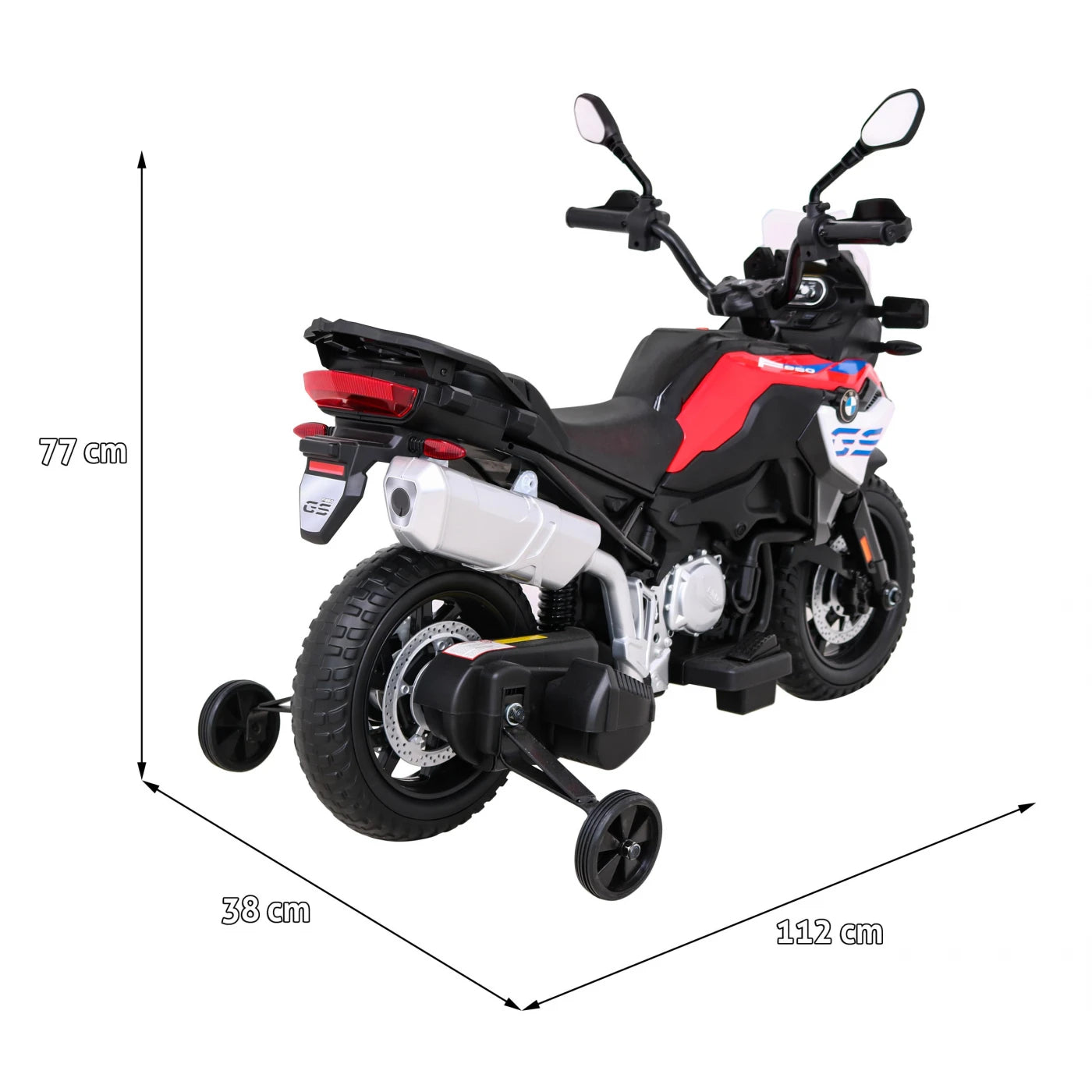 MOTO BMW F850 GS RED 12V