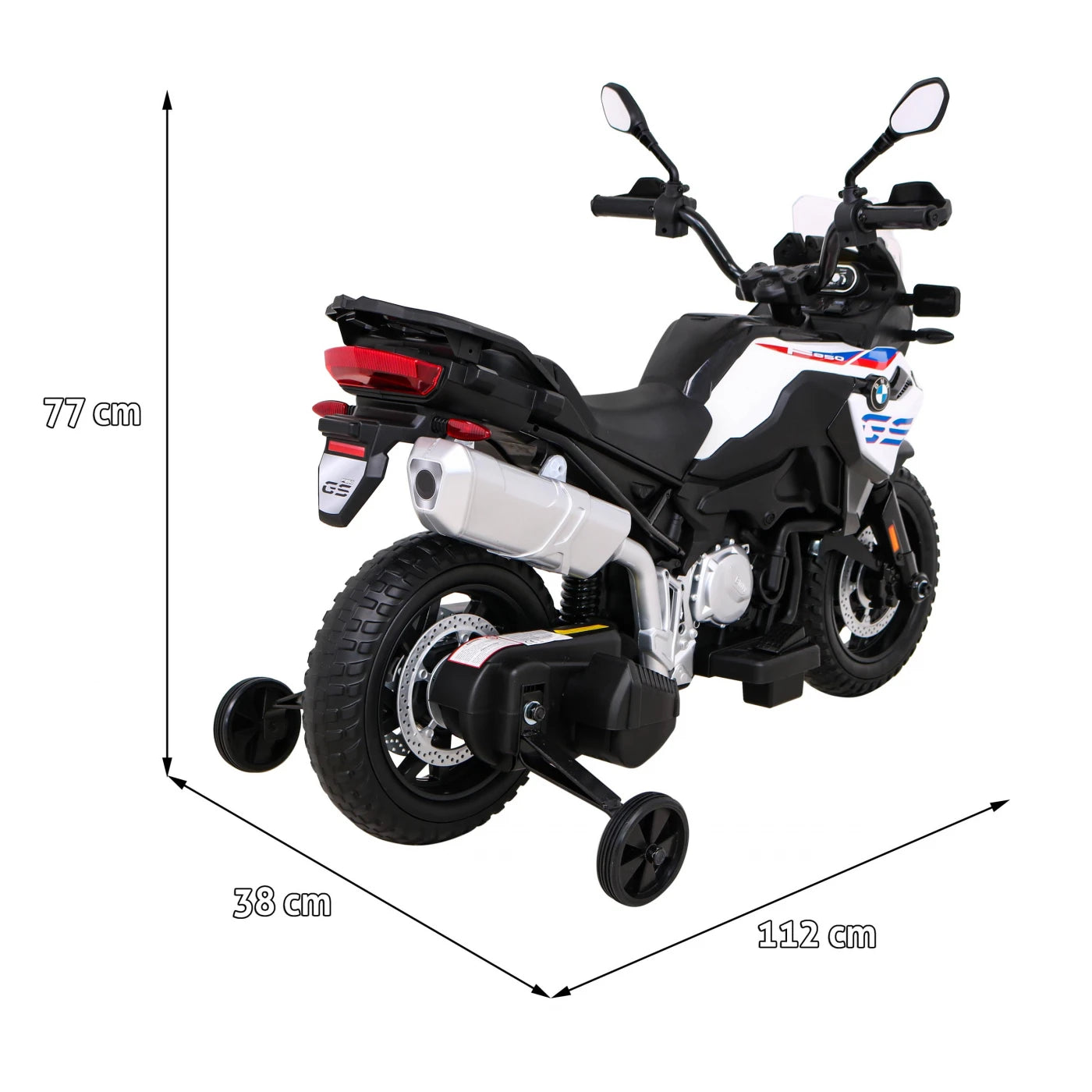 MOTO BMW F850 GS WHITE 12V