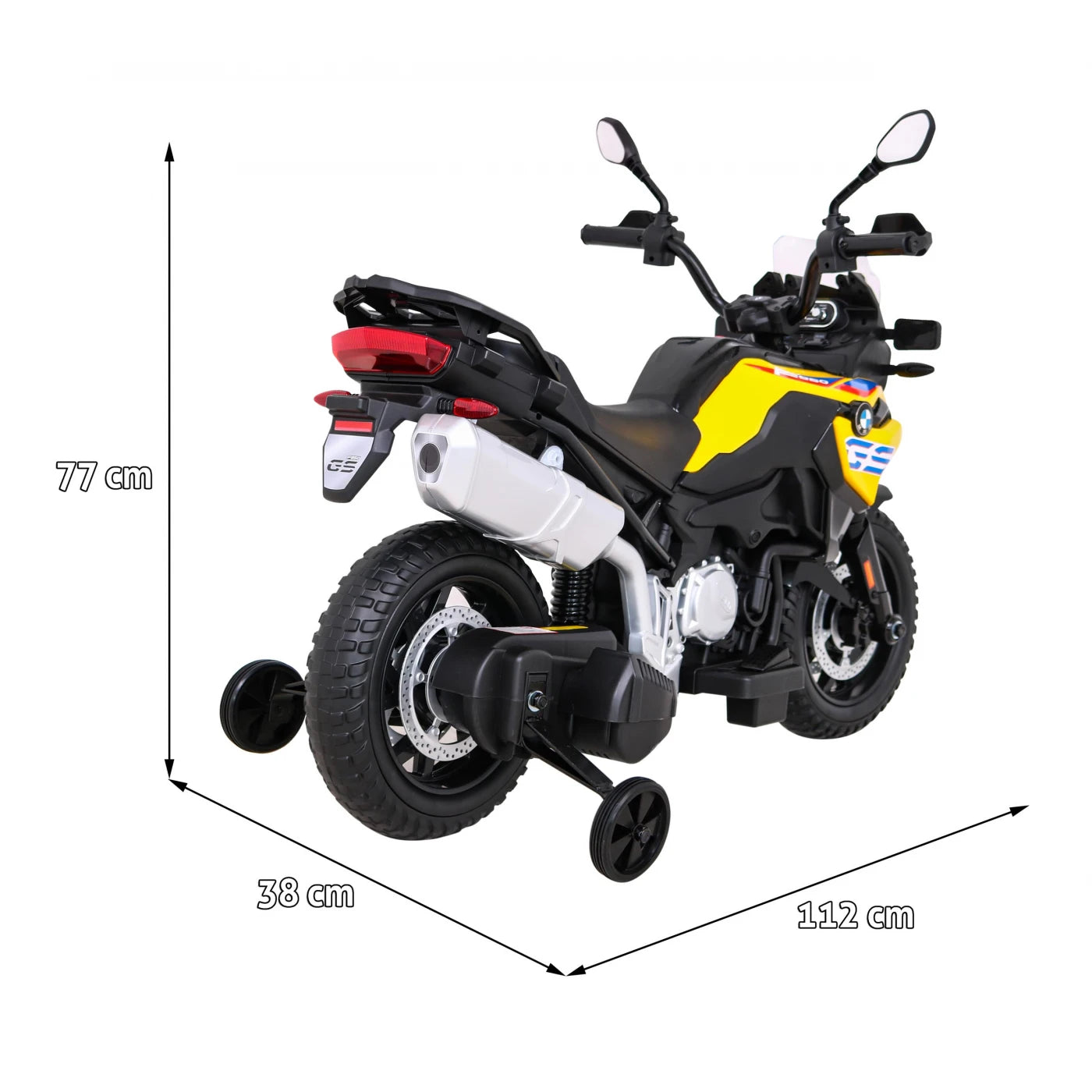 MOTO BMW F850 GS YELLOW 12V