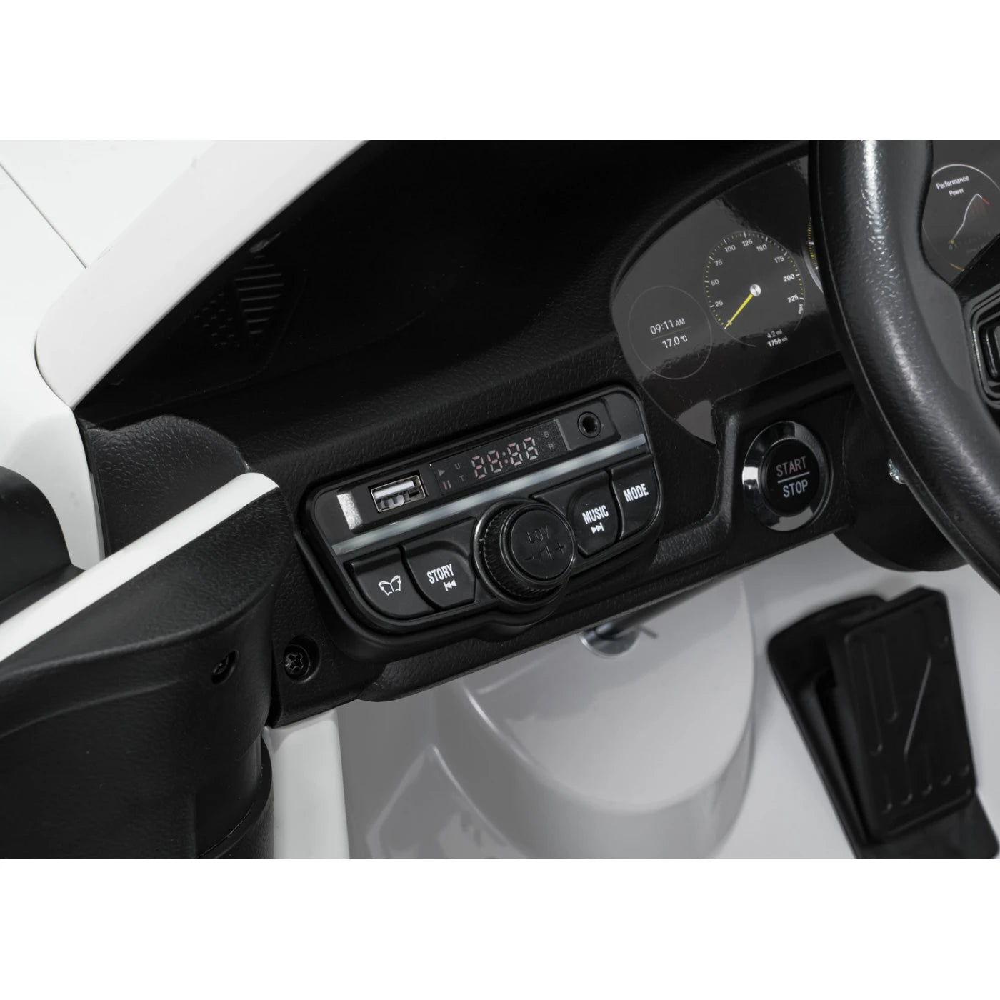 PORSCHE 911 GT3 MP4 WHITE 24V
