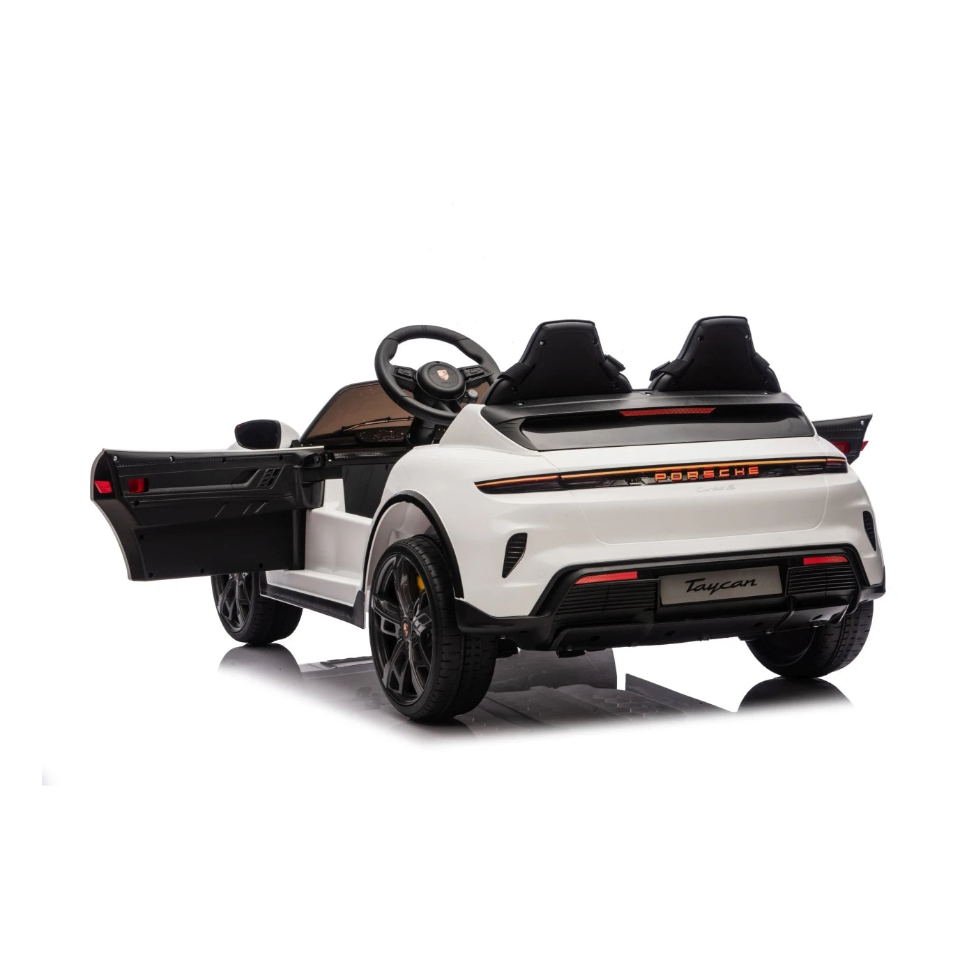 PORSCHE TAYCAN TURBO S WHITE 24v