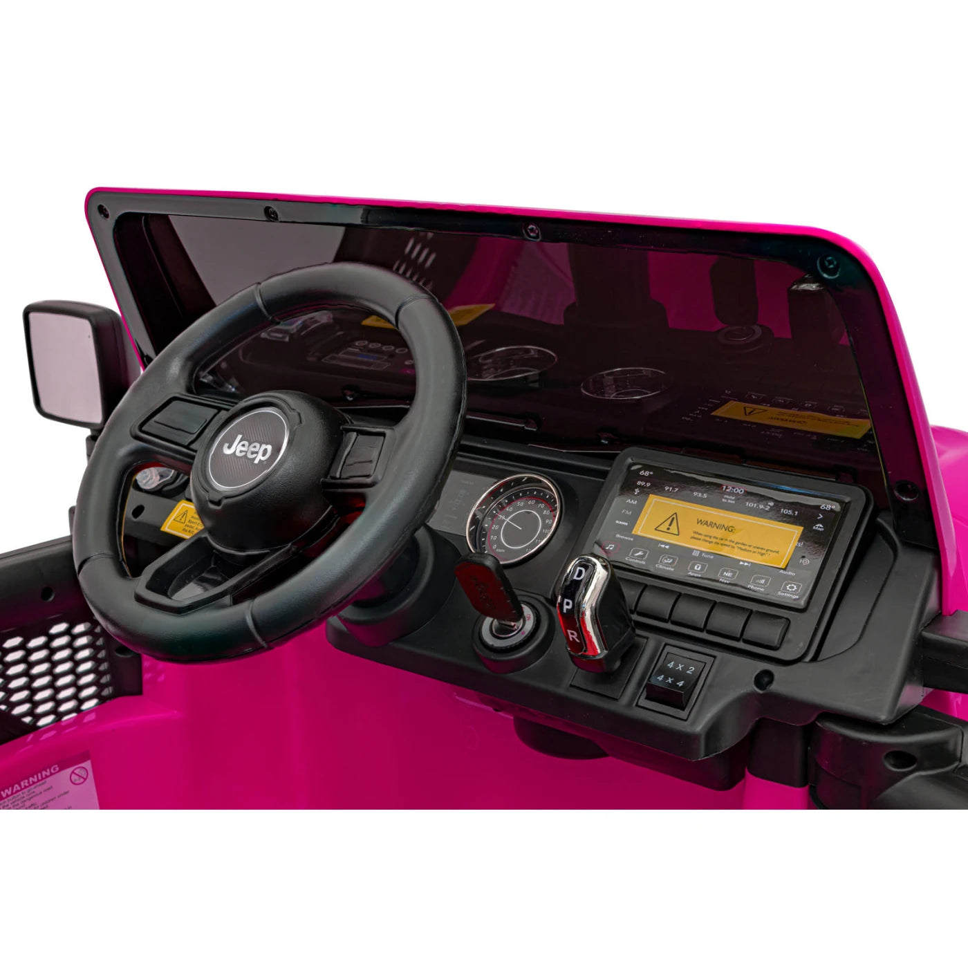 JEEP WRANGLER RUBICON PINK 12V