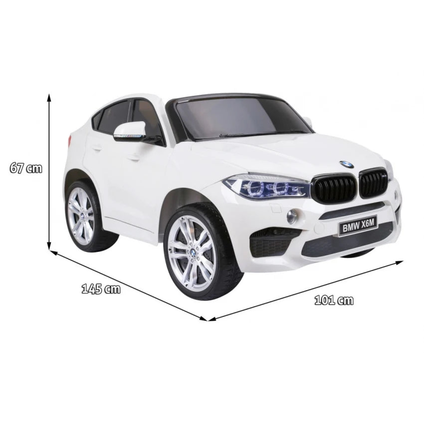 BMW X6M XXL WHITE 12v