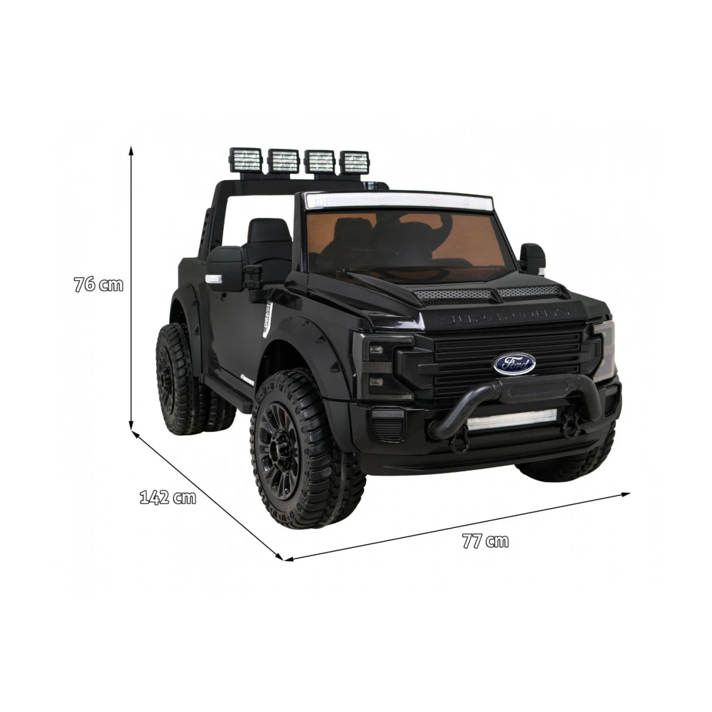 FORD SUPER DUTY BLACK 12V