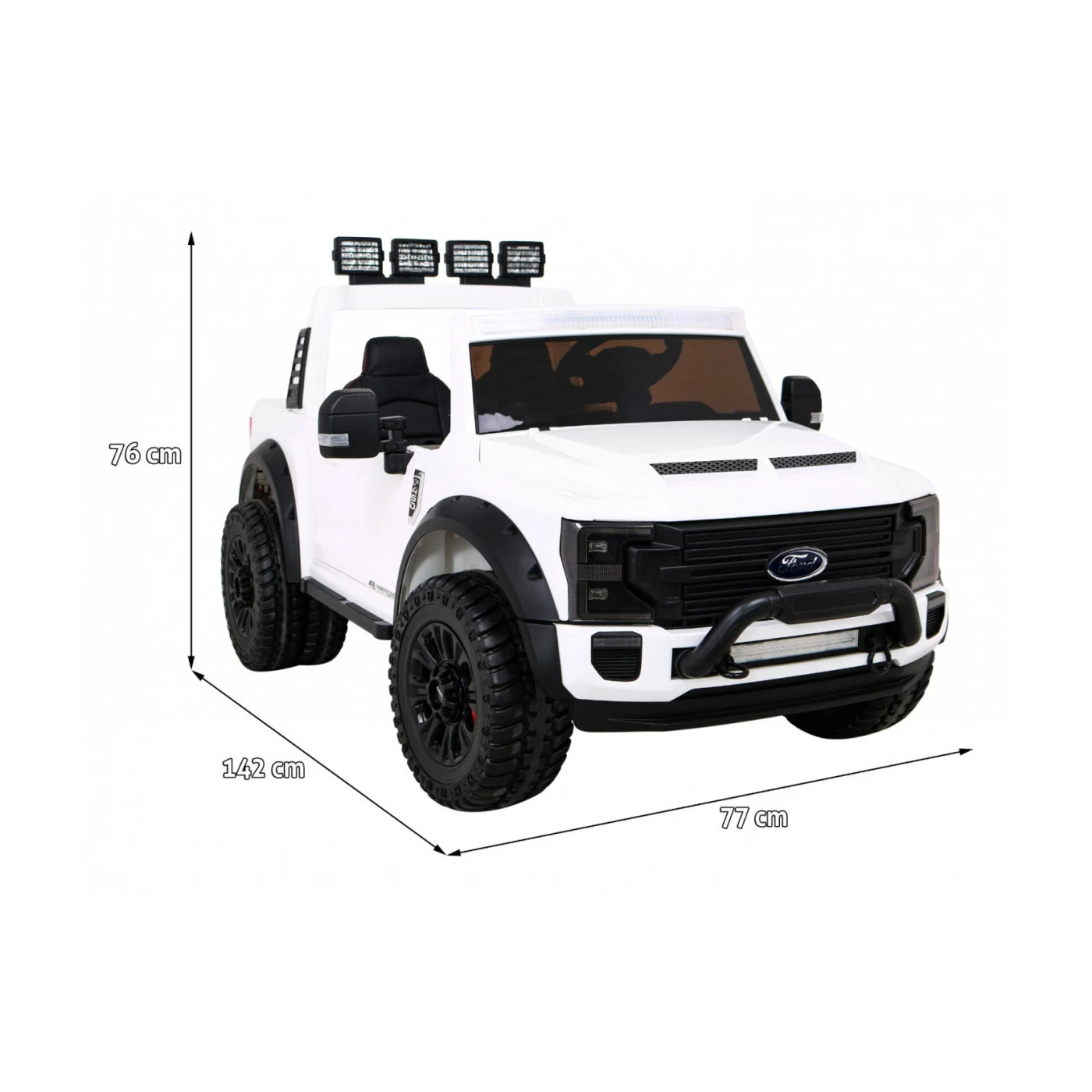 FORD SUPER DUTY WHITE 12V