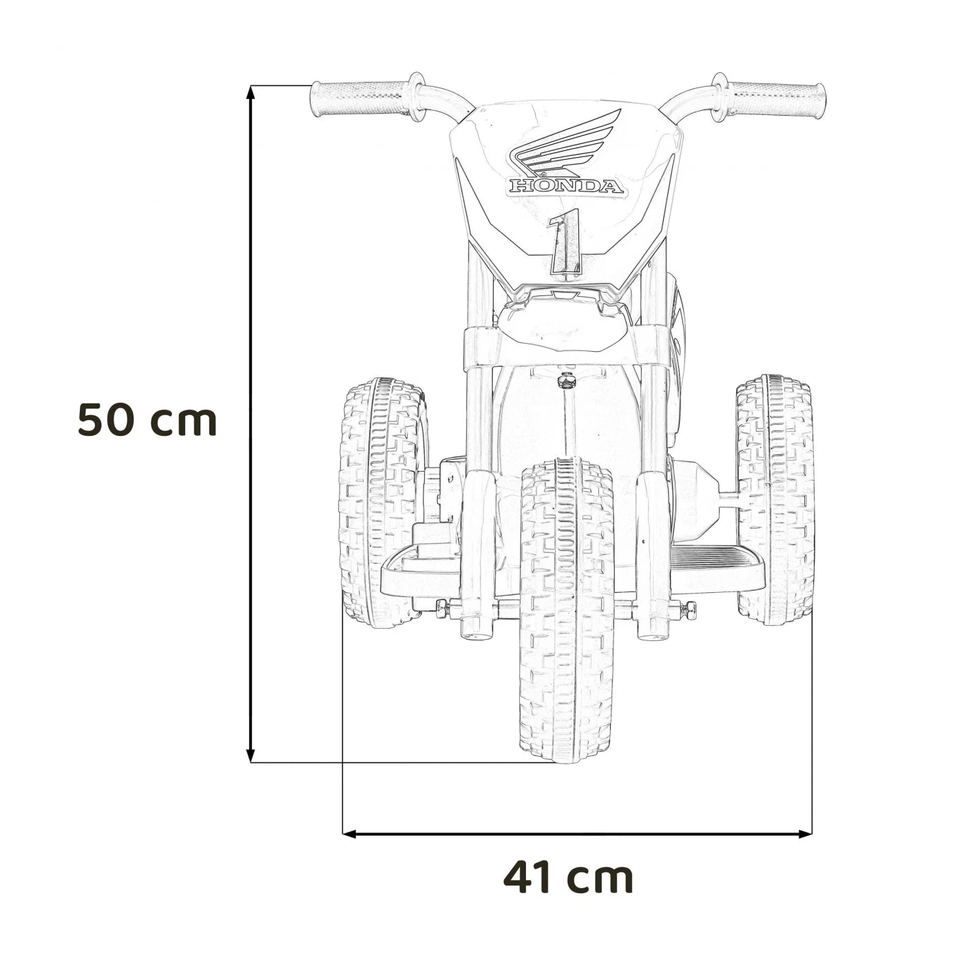 MOTO CROSS HONDA CRF 450R RED 6V