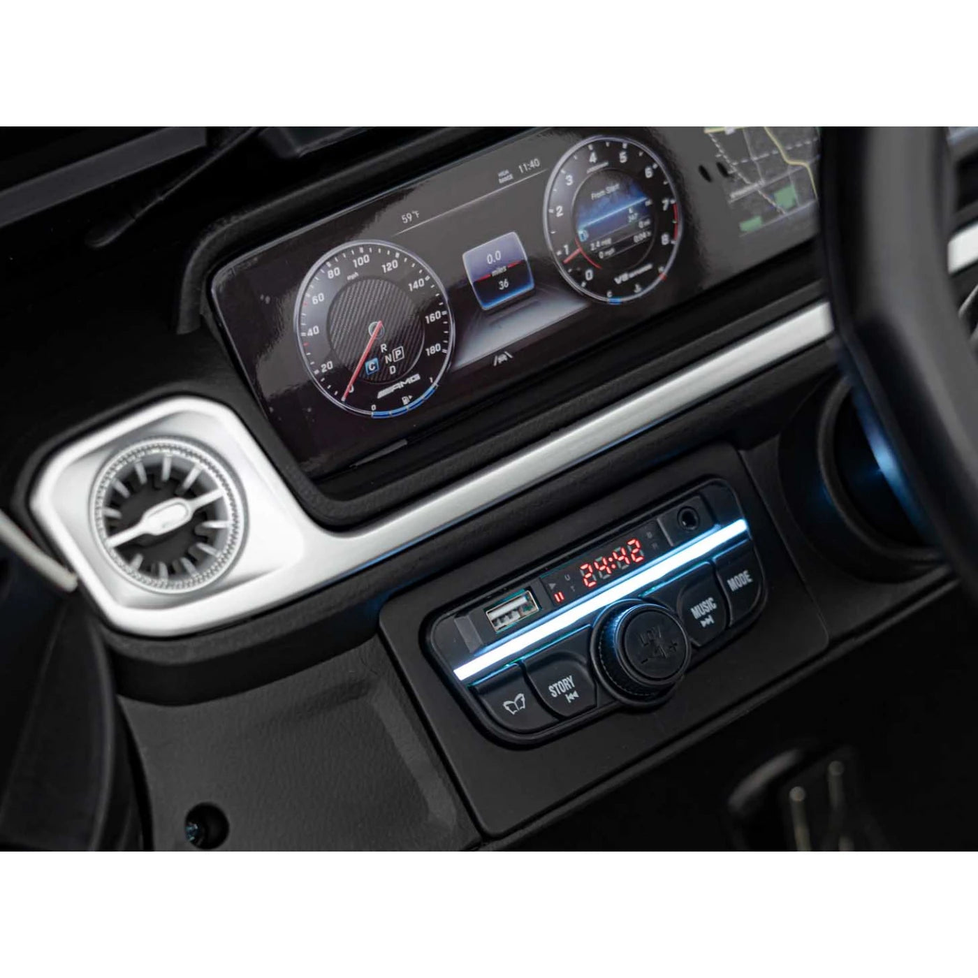 MERCEDES G63 AMG XXL STRONG WHITE 24V