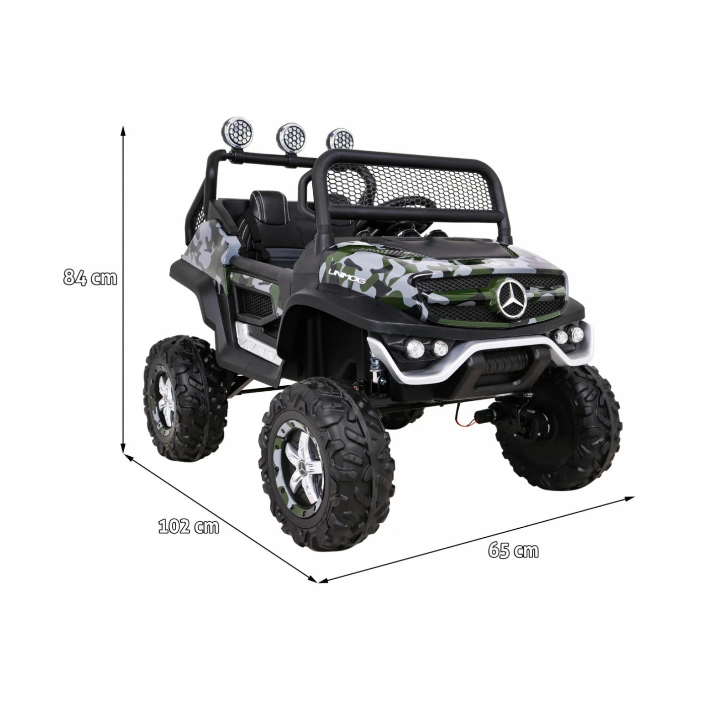 MERCEDES UNIMOG 4x4 CAMOUFLAGE 12v
