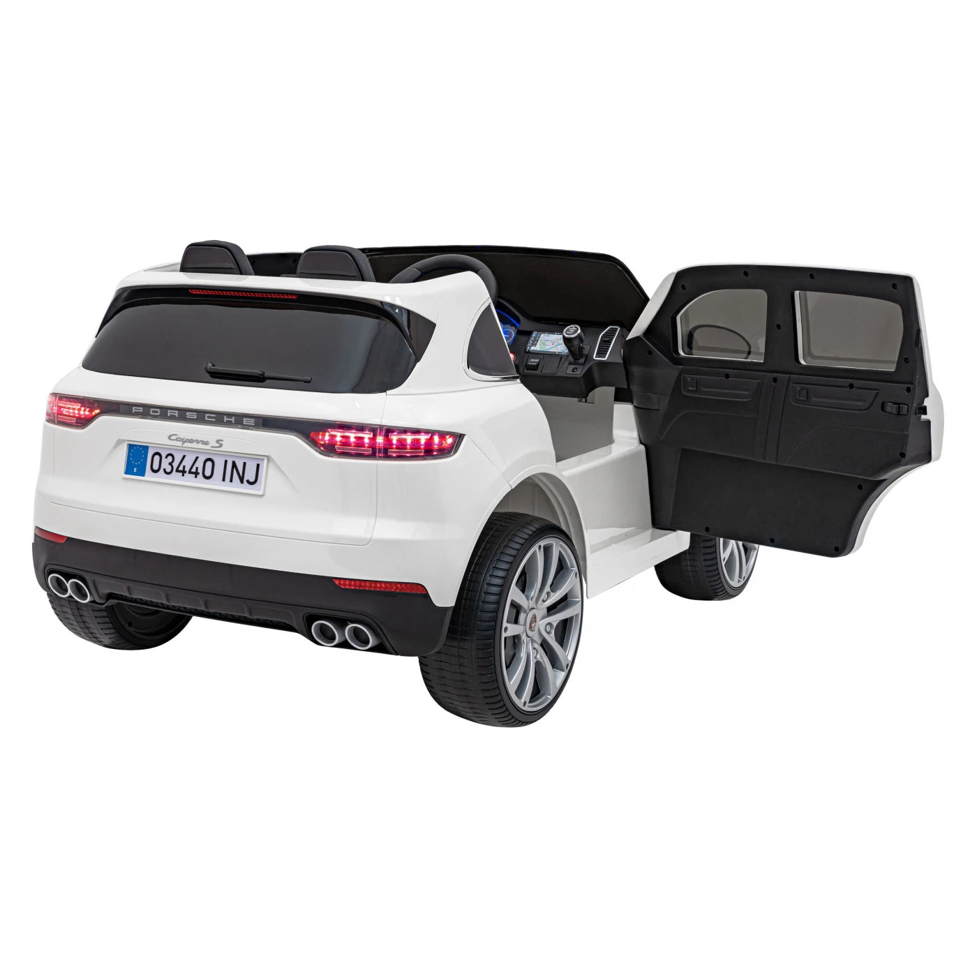 PORSCHE CAYENNE S WHITE 12V