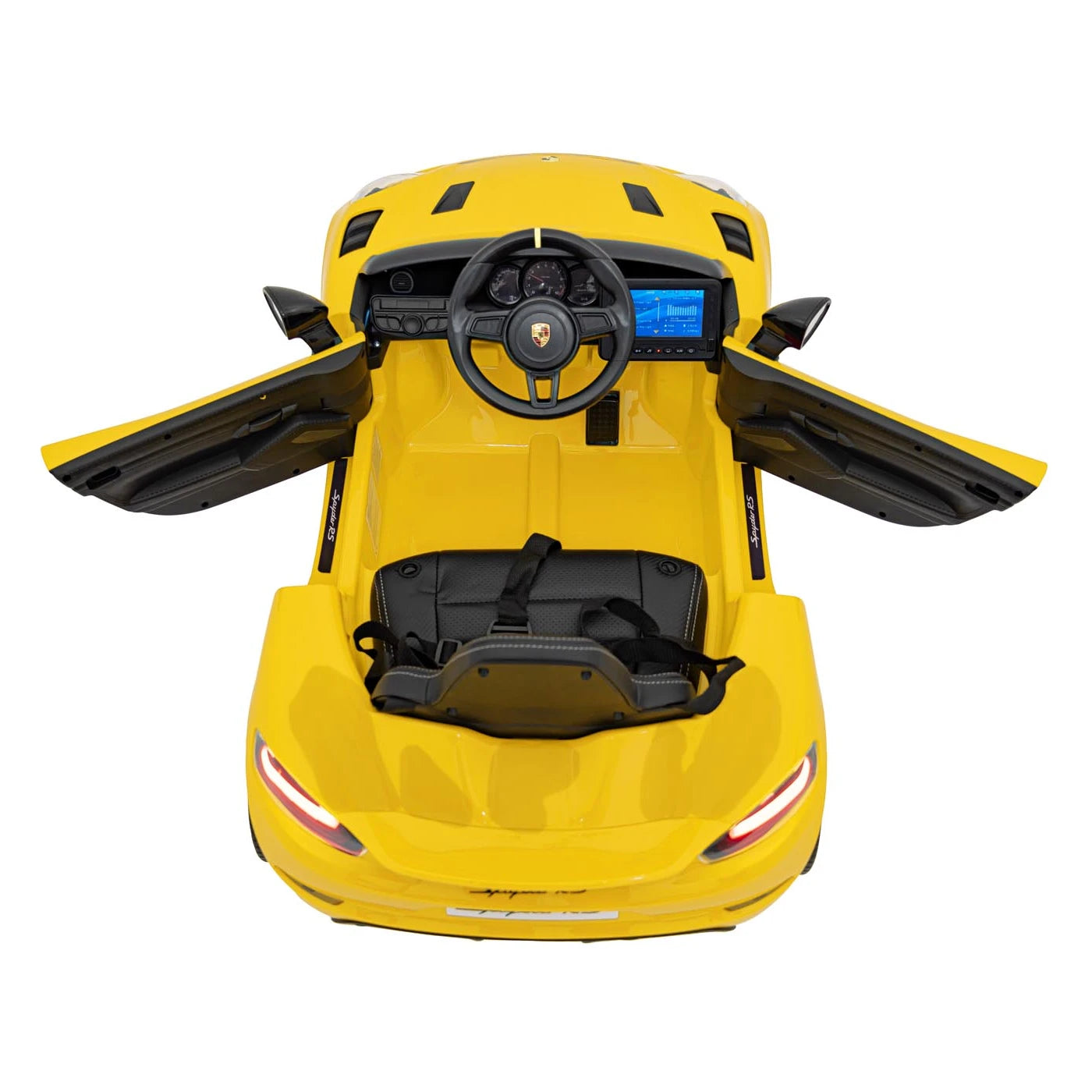 PORSCHE SPYDER RS 718 MP4 YELLOW 12V