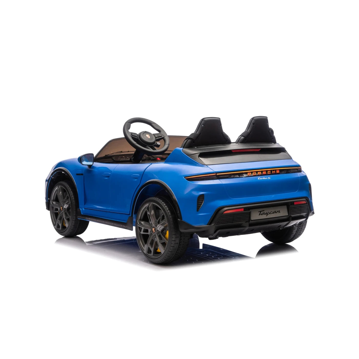 A PORSCHE TAYCAN TURBO S BLUE 24v