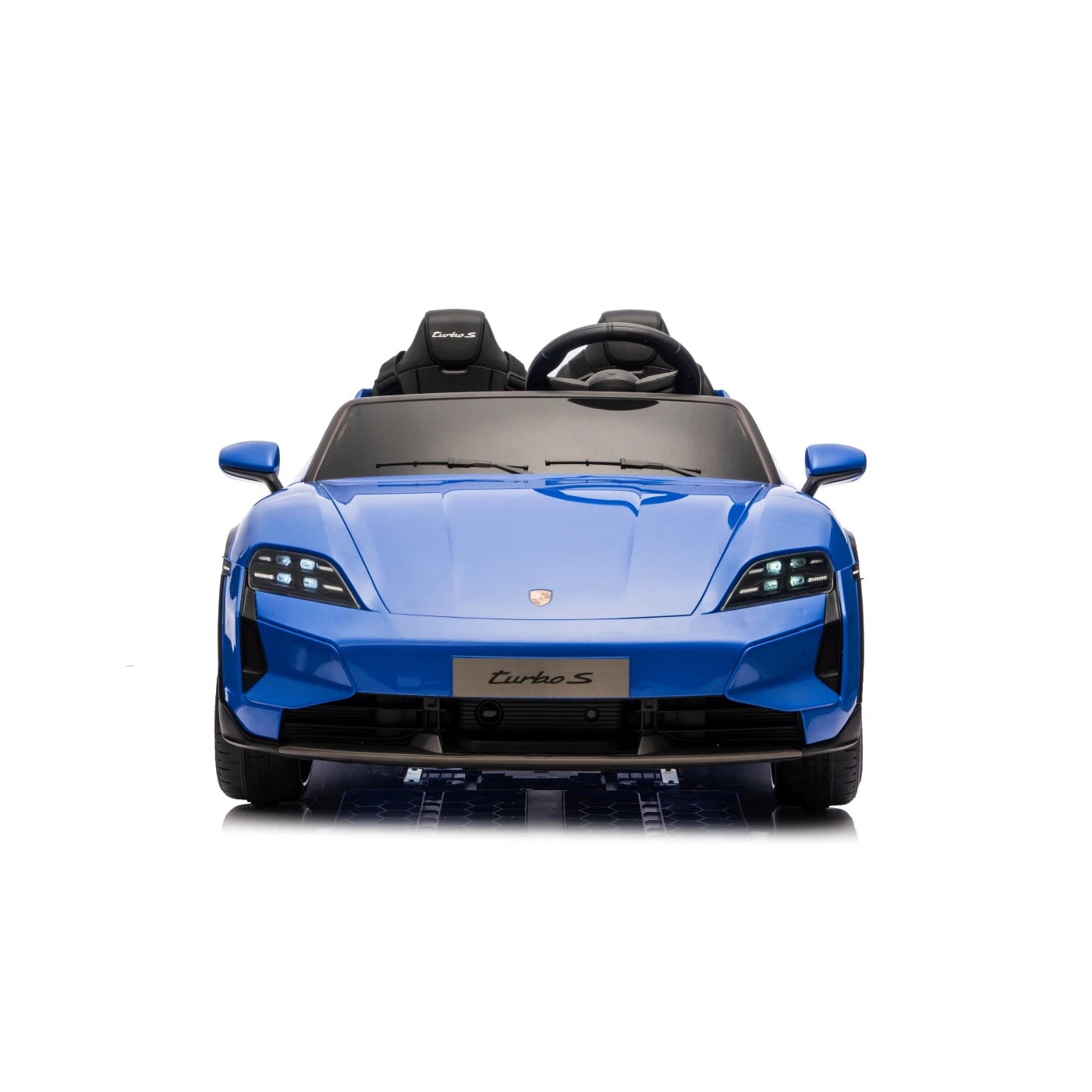 A PORSCHE TAYCAN TURBO S BLUE 24v