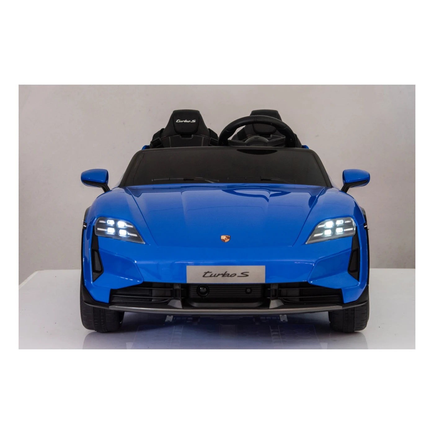 A PORSCHE TAYCAN TURBO S BLUE 24v